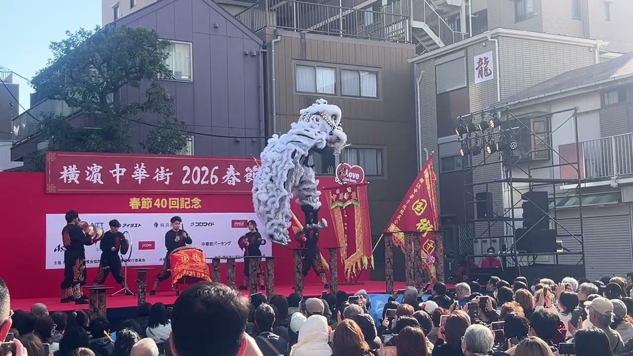 2026.2.22横浜中華街　春節娯楽　獅子舞③