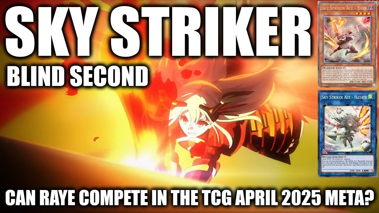 (Yugioh OMEGA) - RAYE VIABLE POST-BANLIST? - Blind Second Sky Striker (April 2025 )