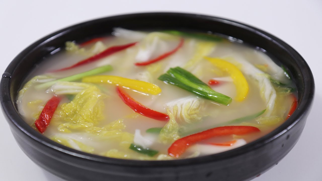 알배추 물김치 맛있게 담그는법  톡쏘는 시원함이 끝내줘요 #85