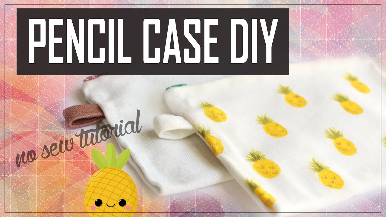 DIY Easy Pencil Cases: No Sew Tutorial | jayjaypearl