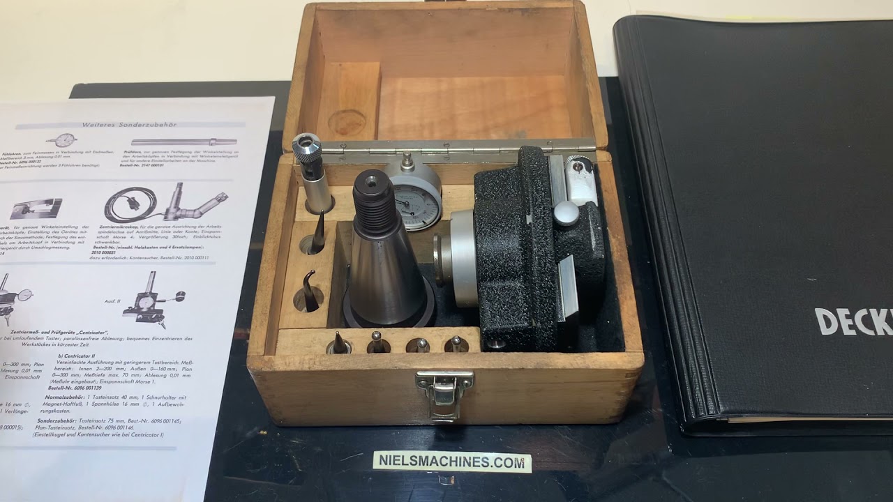 Deckel Centricator  0.01mm SK40 with S20x2