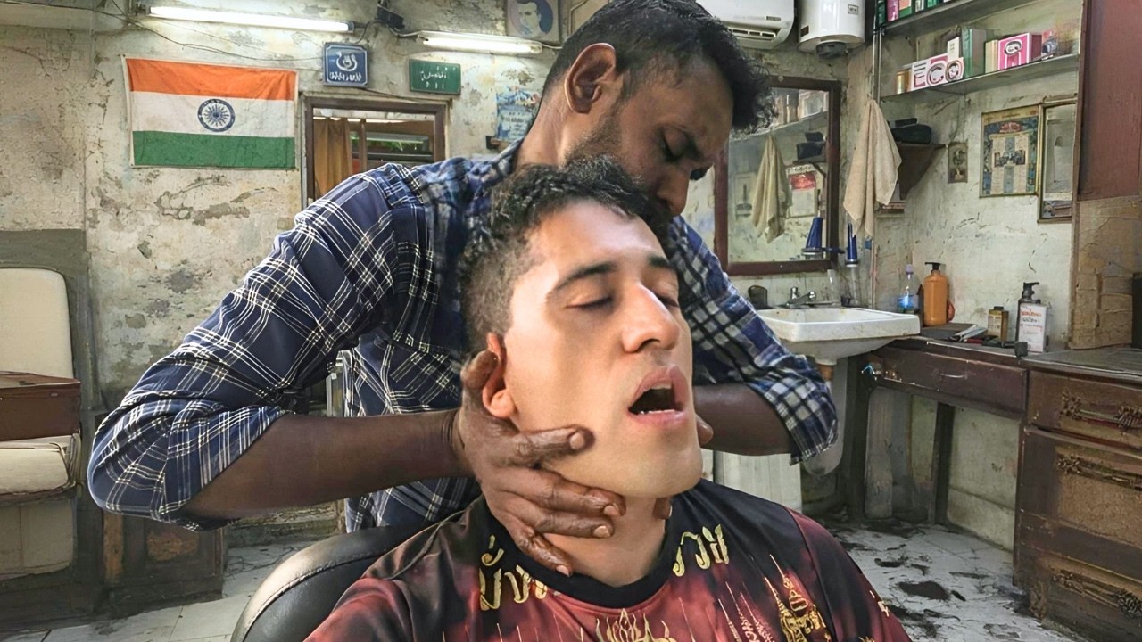 COSMIC Head Massage Makes Me See Stars 💫 😵&zwj;💫Most Absurd Barber Massage Compilation