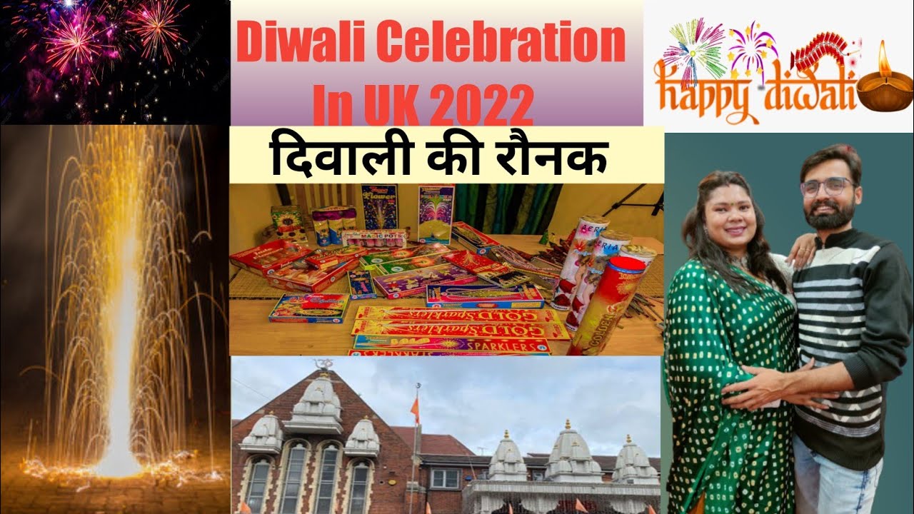 Shree Geeta Bhawan Birmingham Diwali Celebration in England | Indian family in UK Student life in UK