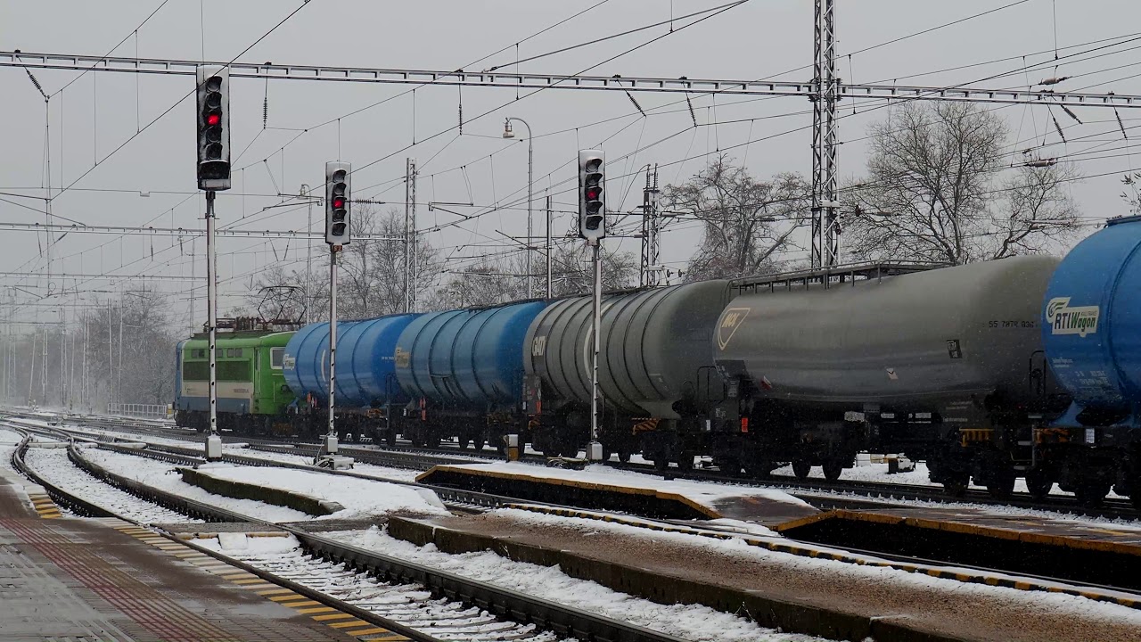 Železnice - Nákladné vlaky - Freight trains - November 2018