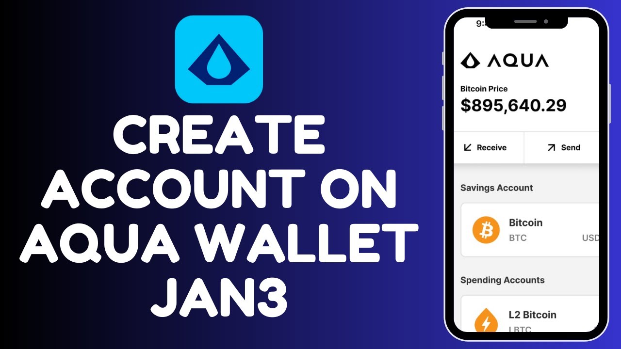 How to Create Jan3 Account Aqua Wallet App 2025?