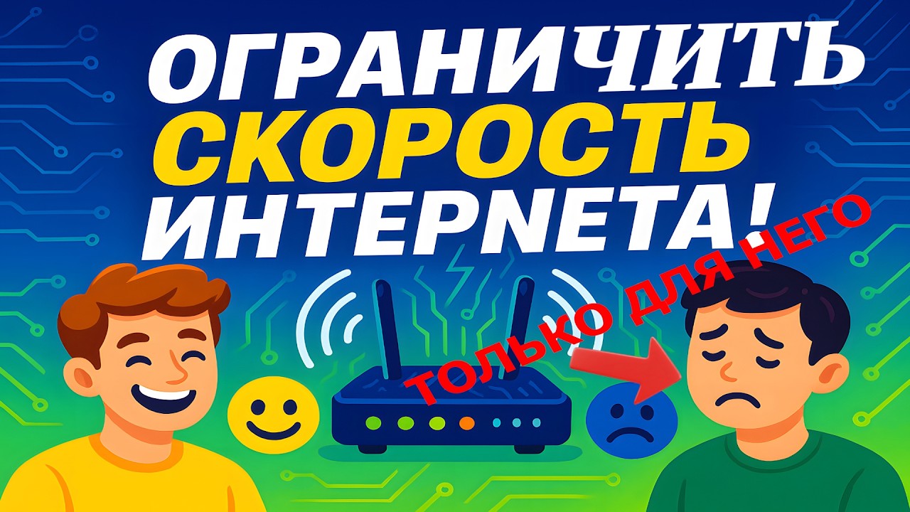 Как ограничить скорость интернета для определенных пользователей WiFi
