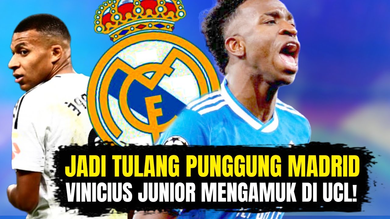 Tak Terhentikan! Vinicius Junior Jadi Mesin Gol, Real Madrid Cuma Bisa Ikut Numpang Lolos?