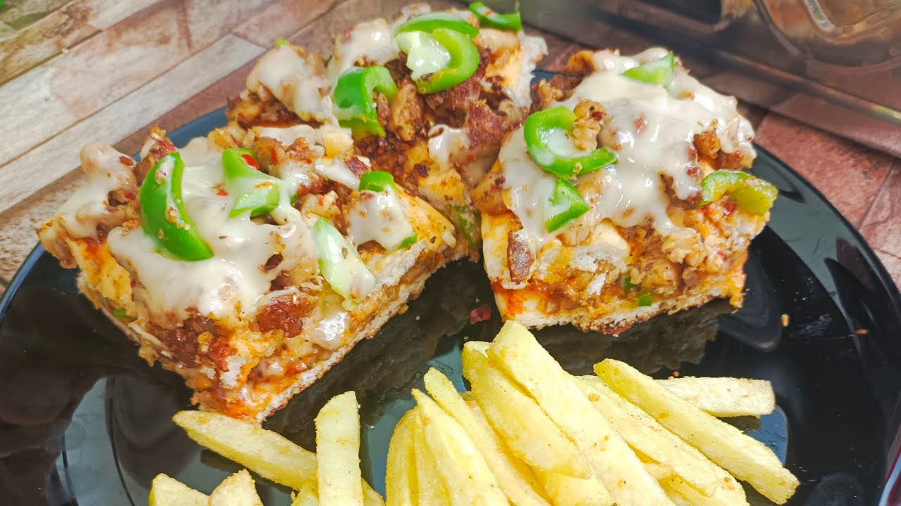  Shawarma Bread Se Pizza Sandwich | 5 Minute Special Recipe | Easy & Cheesy Snack