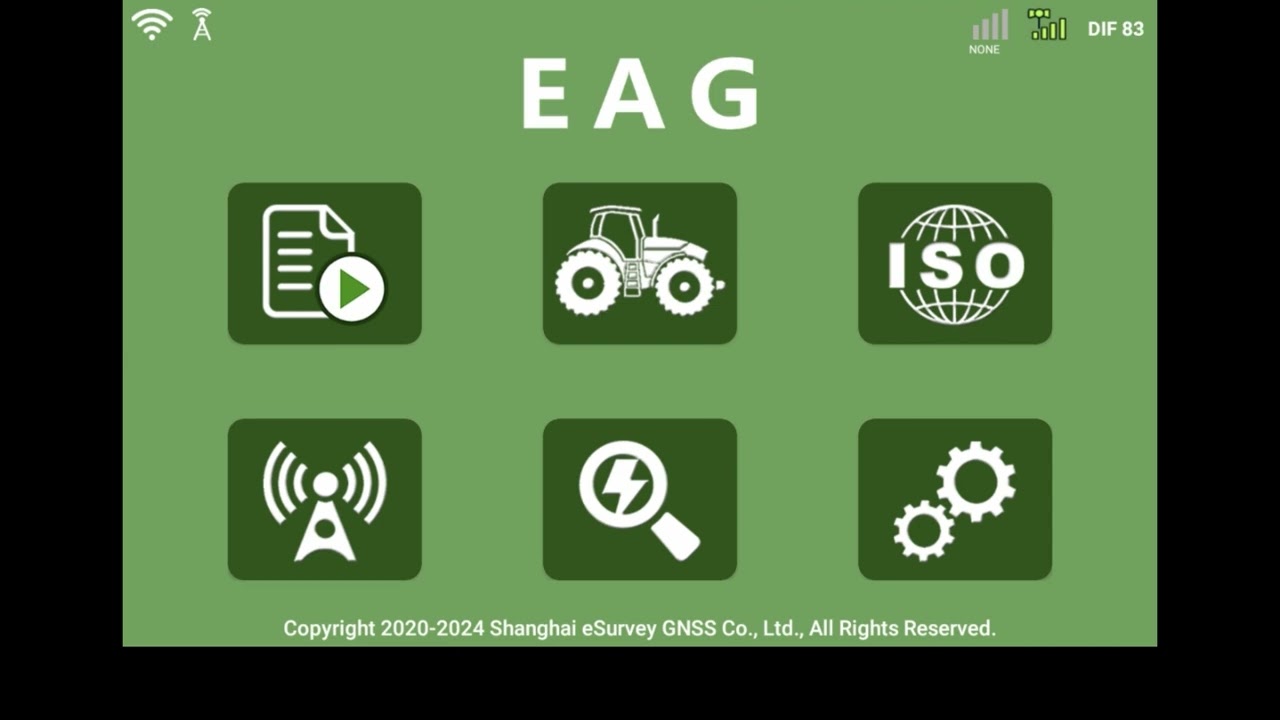 eSurvey AGR EAG3.0 Operating Video | 5.3-How to use Ntrip by display