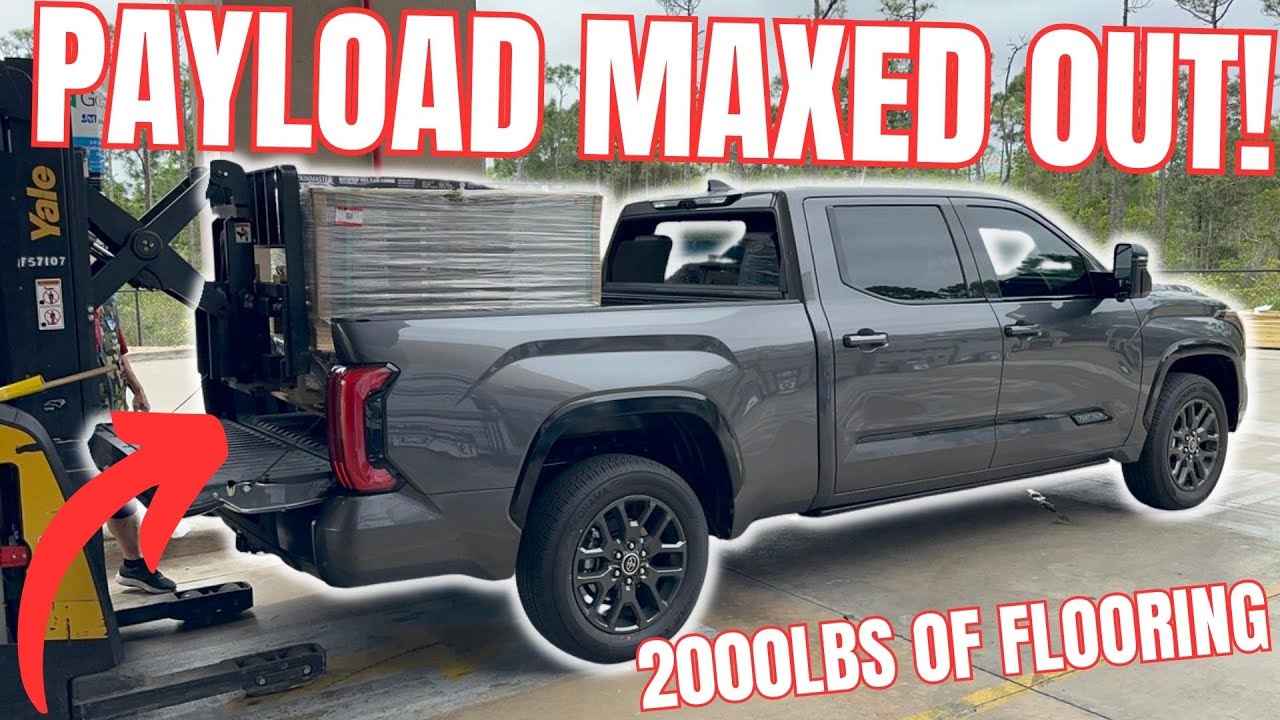 Oops! OVER Payload Limit - 2023 Tundra Handled It Like A Champ!