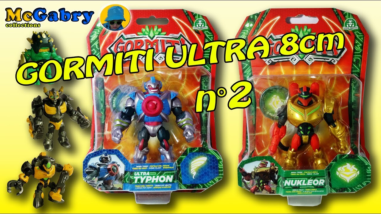 GORMITI ULTRA PERSONAGGI 8cm-EVOLUZIONE MEKA-LORD ELECTRYON-ULTRA TYPHON-NUKLEOR-MOTAK-UNBOXING 2