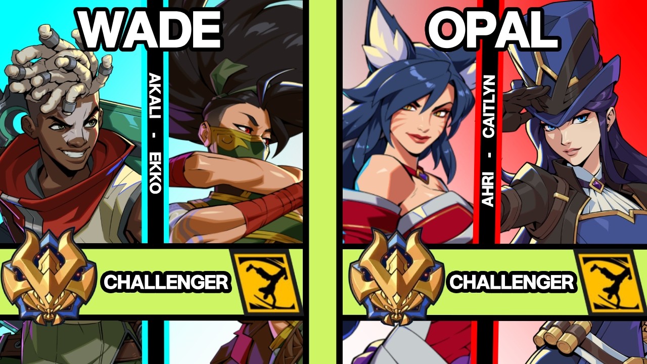 2XKO ▰ WADE (Akali-Ekko) vs OPAL (Ahri-Caitlyn) ▰ 2XKO Pro Replays