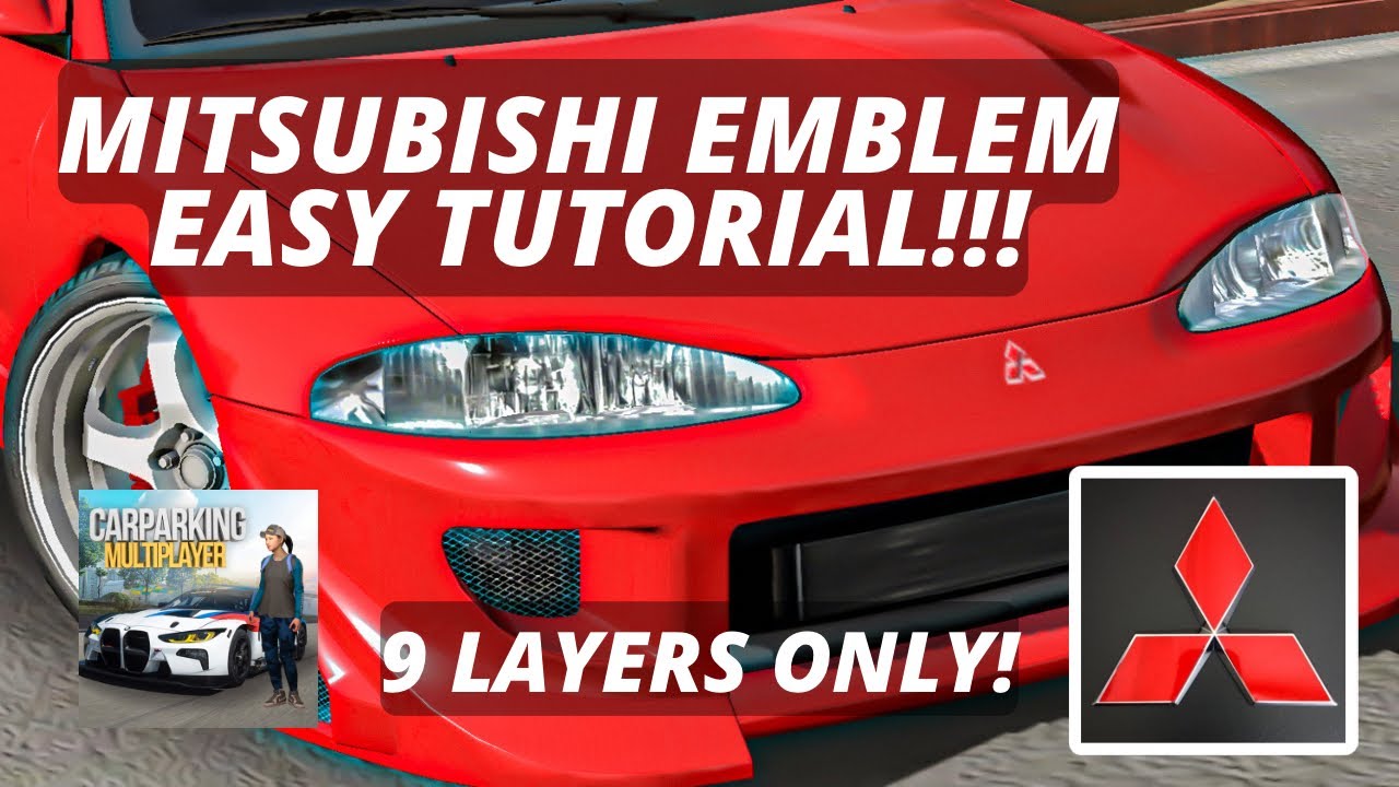 РЕАЛИСТИЧНАЯ ЭМБЛЕМА MITSUBISHI ECLIPSE — ПРОСТОЕ РУКОВОДСТВО — ВСЕГО 9 СЛОЕВ!! — ELI CPM