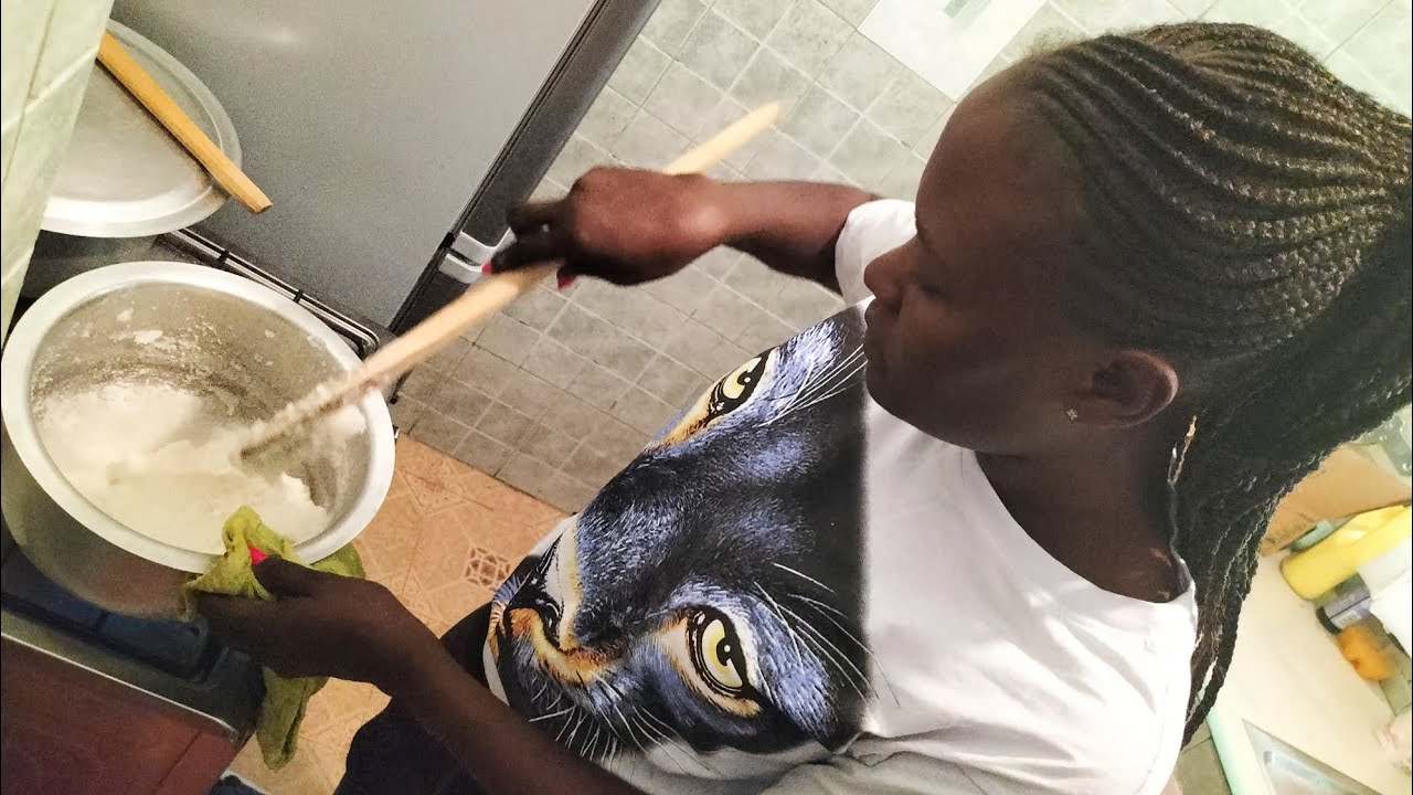 Cooking Kenyan Food Including Ugali with my Beautiful Luo Wife/Fiance