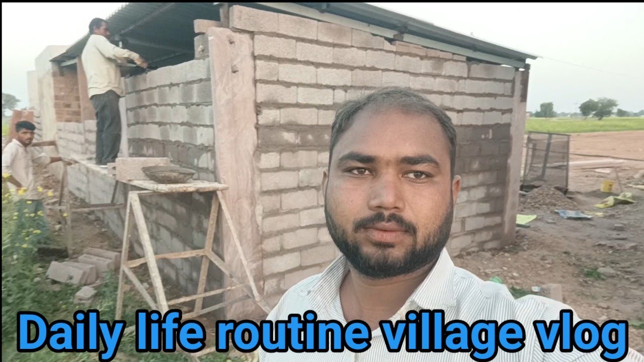 आज दीवार का काम करवाया! My New dairy farm business in Rajasthan 