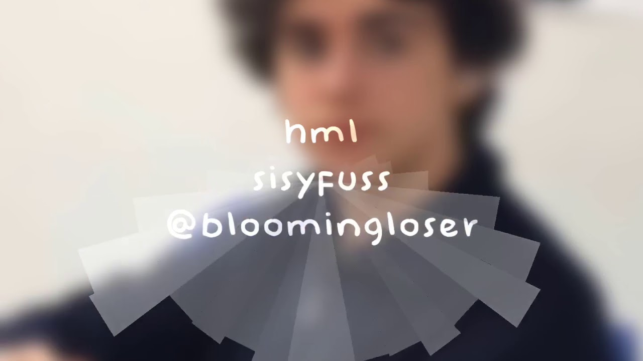𝐡𝐦𝐥 - 𝐬𝐢𝐬𝐲𝐟𝐮𝐬𝐬 (𝐬𝐥𝐨𝐰𝐞𝐝 𝐝𝐨𝐰𝐧)