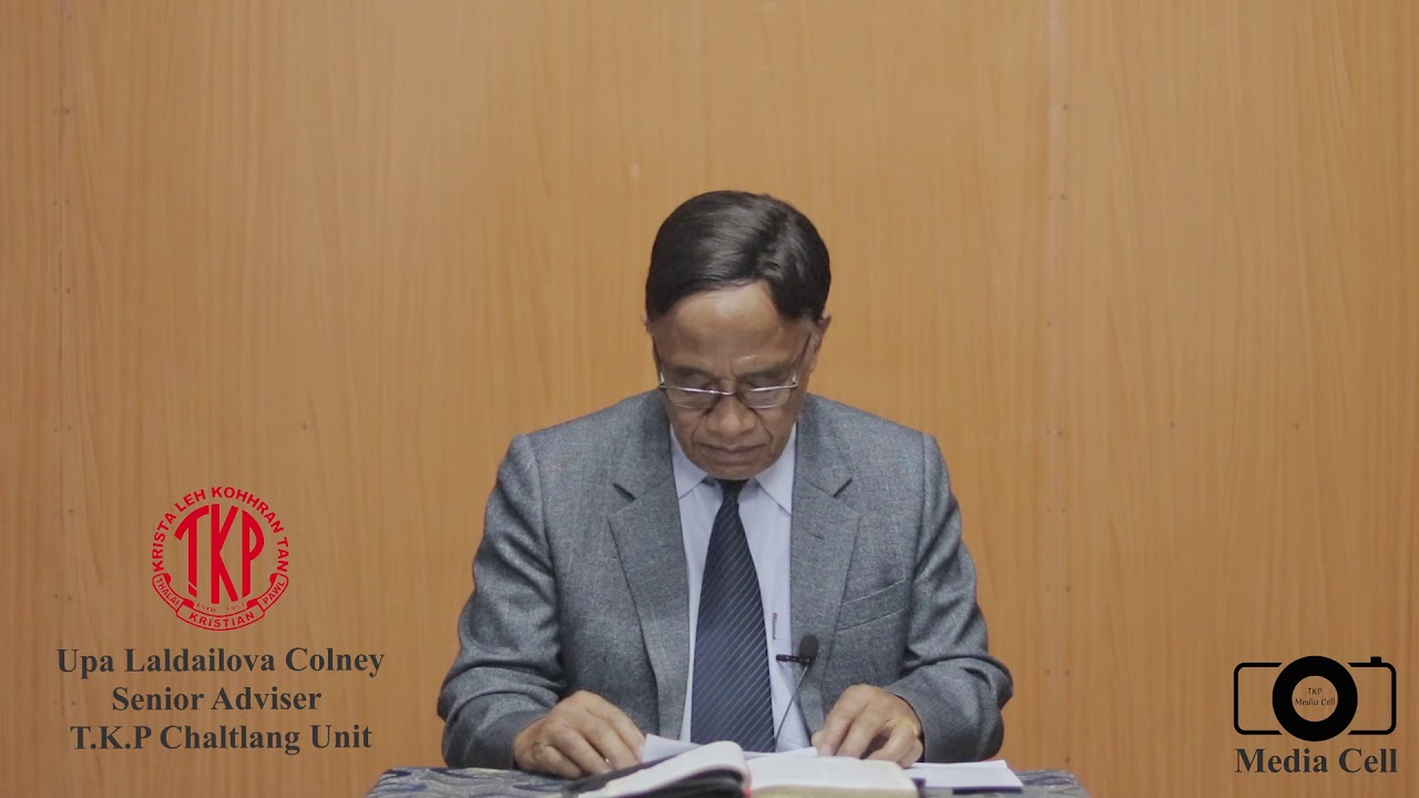 Puitlin lam i pan ang u - Upa Laldailova Colney, Senior Adviser TKP Chaltlang Unit