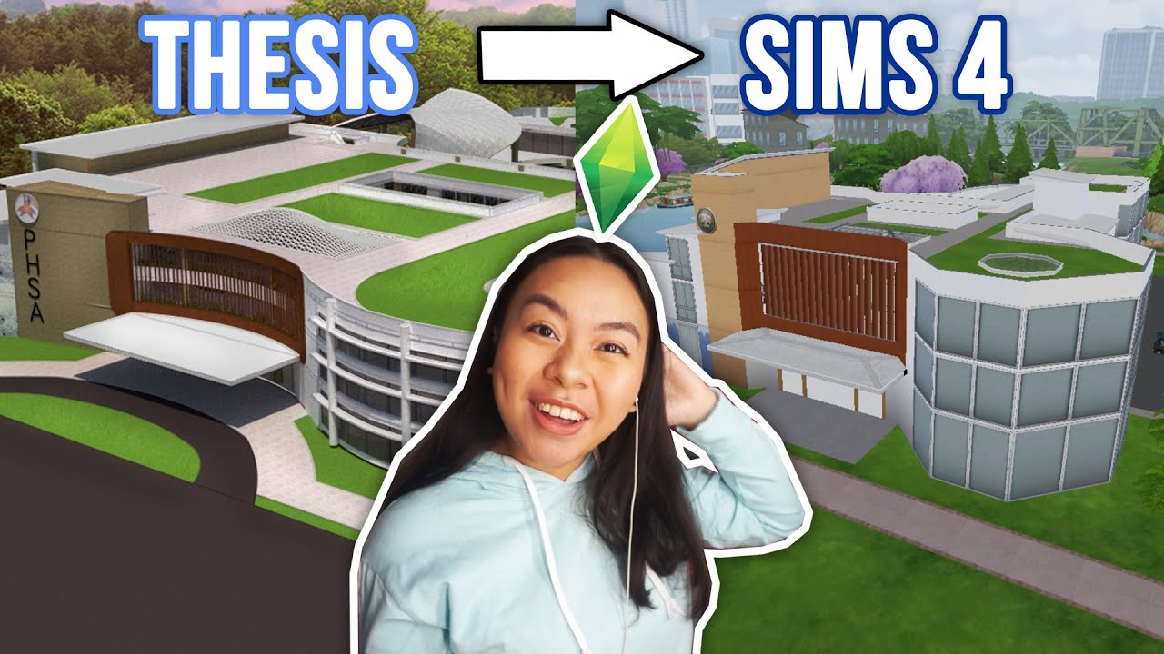 Building My Architectural Thesis in the Sims 4 (Part 1)