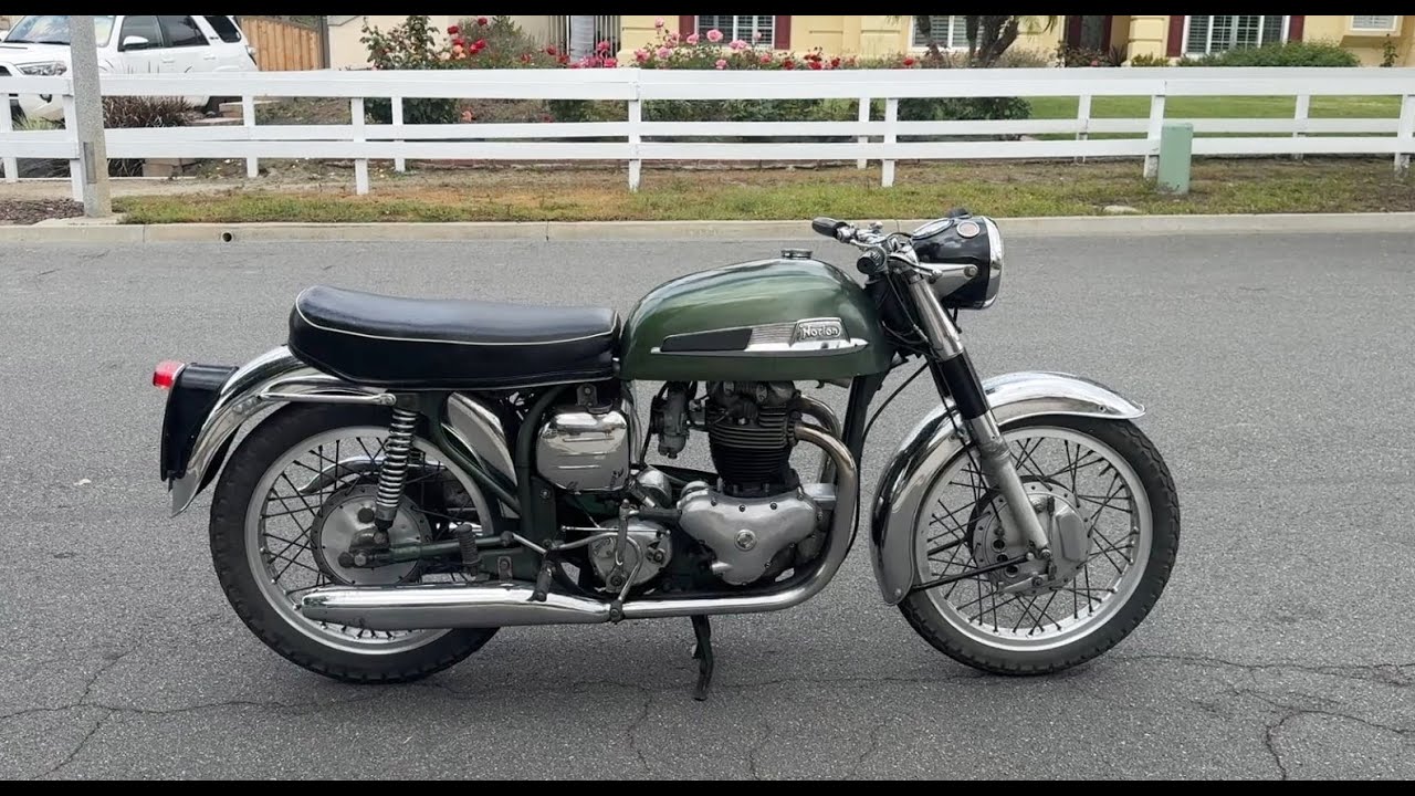 Cheap auction find: 1959 Norton Dominator 99; 600cc-a runner not a trailer queen.