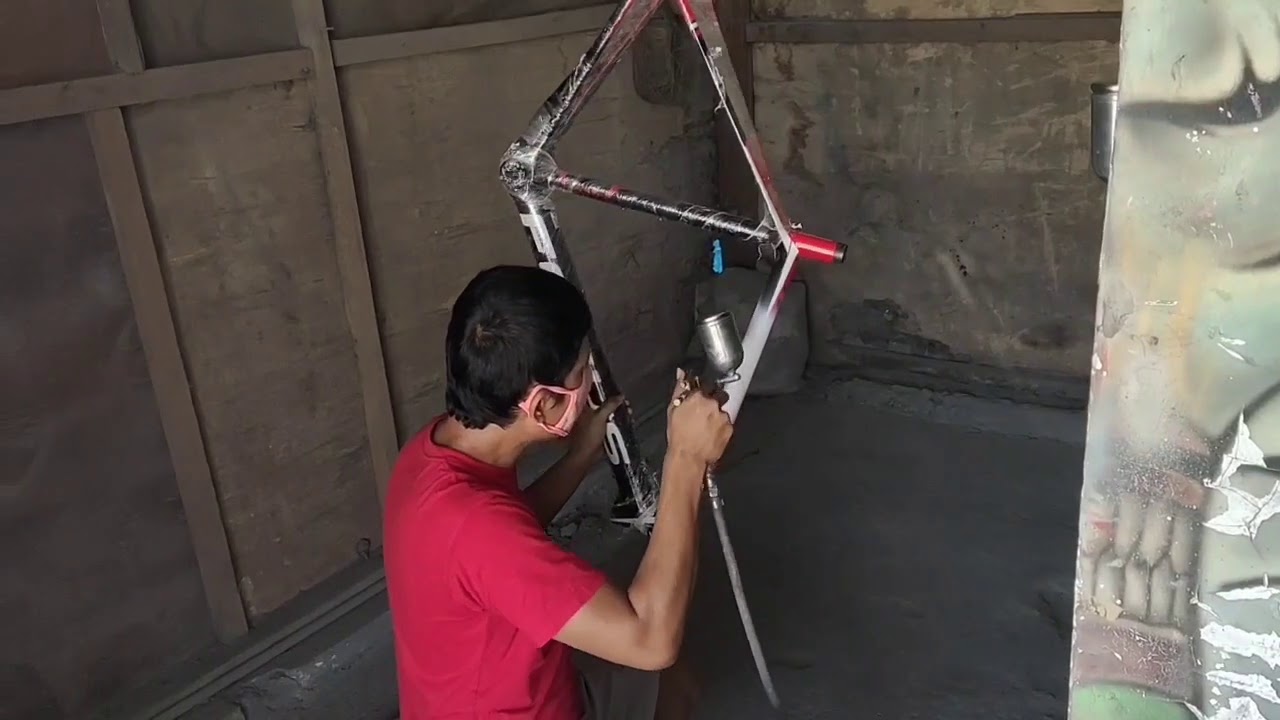 Reparasi frem sepeda carbon yg retak