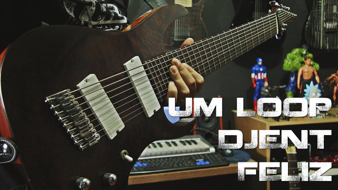 Michel Oliveira - Um Loop Djent Feliz - 9 String Guitar Playthrough - Djent Brasil