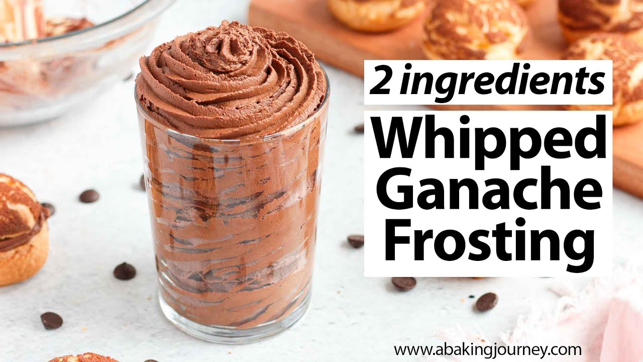 Whipped Ganache Frosting (2 ingredients only!)