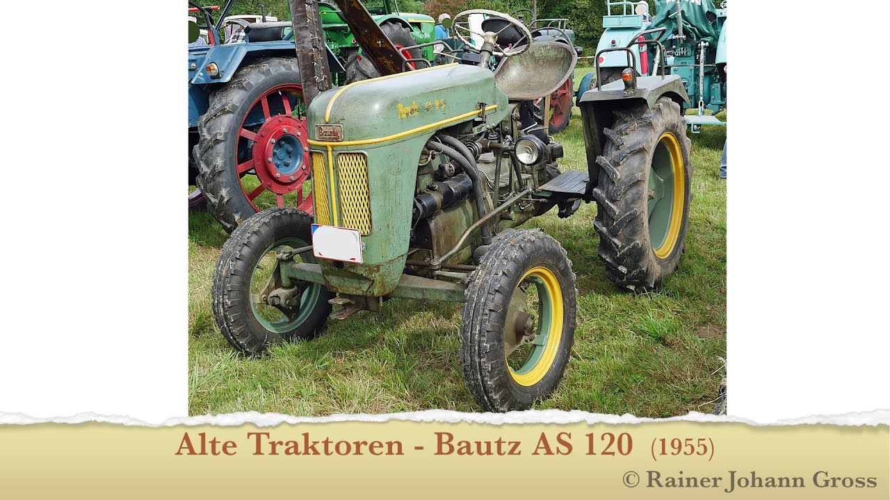 Alte Traktoren - Bautz AS 120 (1955)