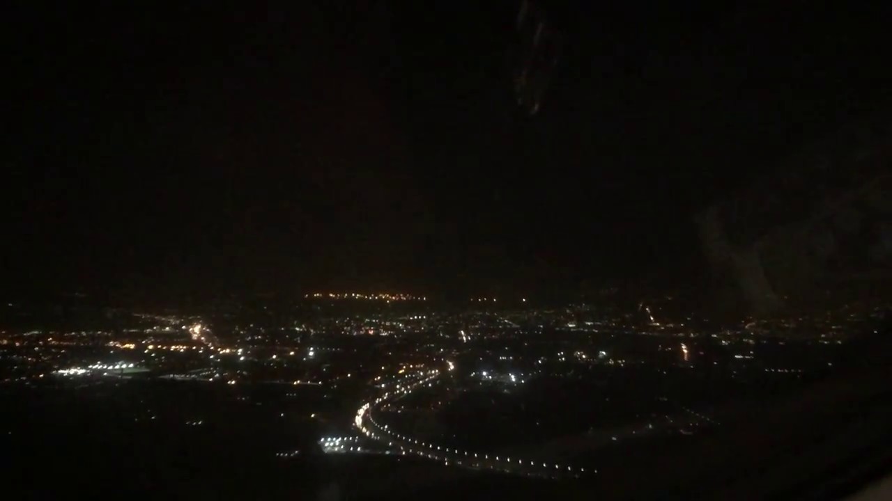 EgyptAir A330-300 Pushback, & Takeoff At Night From Cairo [60FPS]