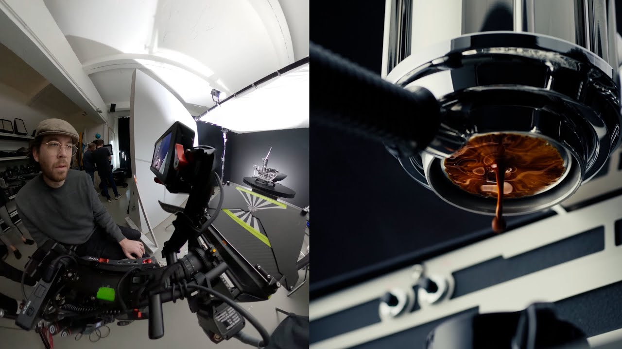 BEHIND THE SCENES on a product commercial shoot - Kees van der Westen Espressotronics