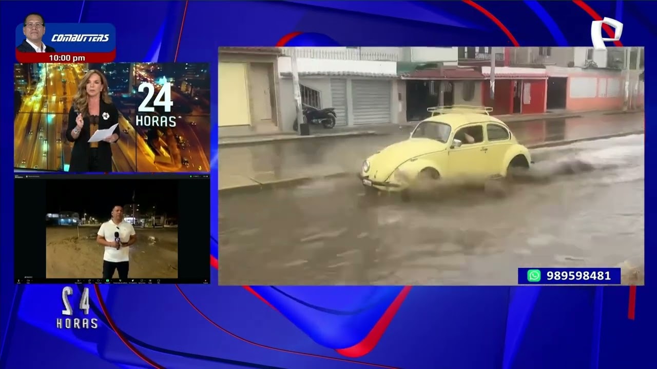 Arequipa: Al menos 50 viviendas inundadas por intensas lluvias y nevada