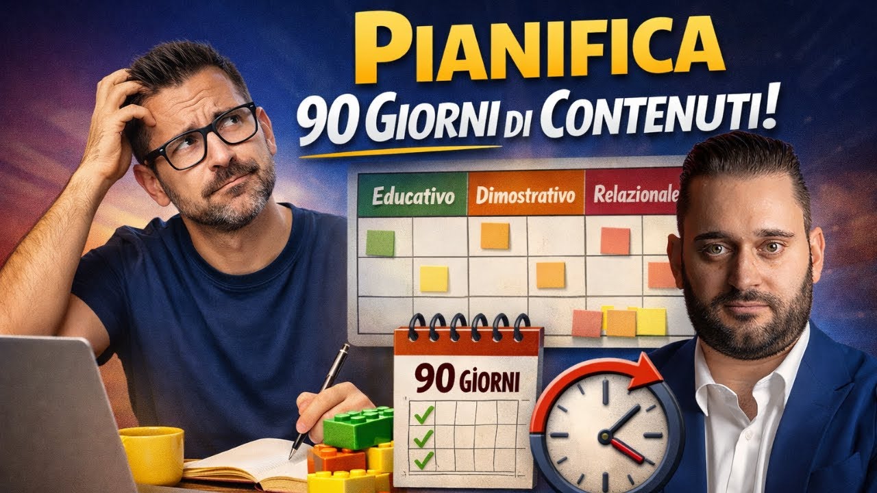 Episodio 45 - Come pianificare 90 giorni di contenuti senza stress – Il Metodo Griglia 2.0