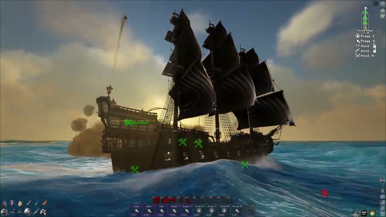 Atlas: Cursed Pirates battle.