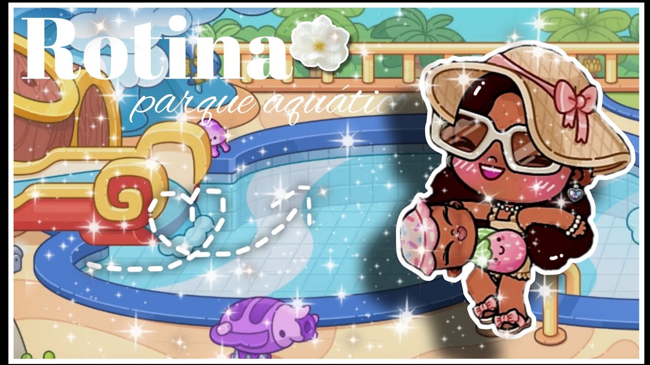 Rotina parque aquático🥰🩵✍️🏽#avatarworld #asthetic #rotinas @avatarworldbypazu 