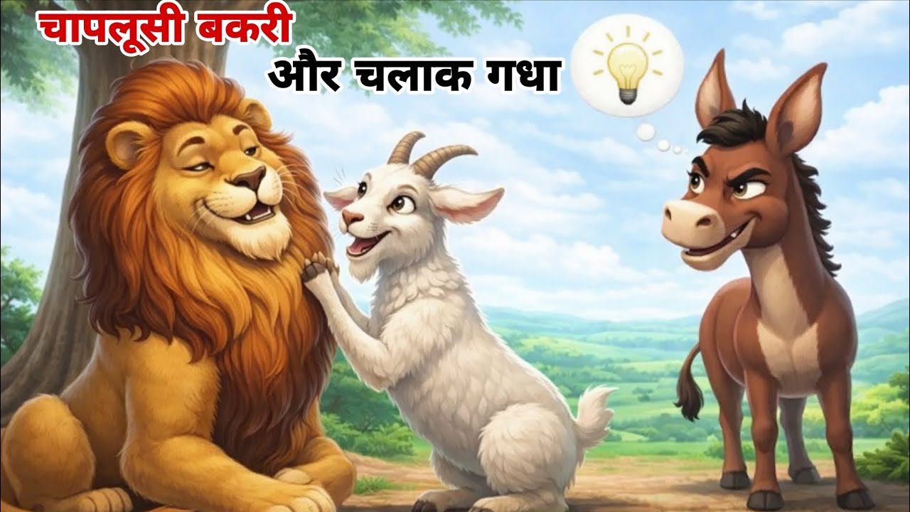 चापलूसी बकरी और चलाक गधा 🐐 | Chaplusi bakri | Hindi Kahani | Moral story | Bedtime stories