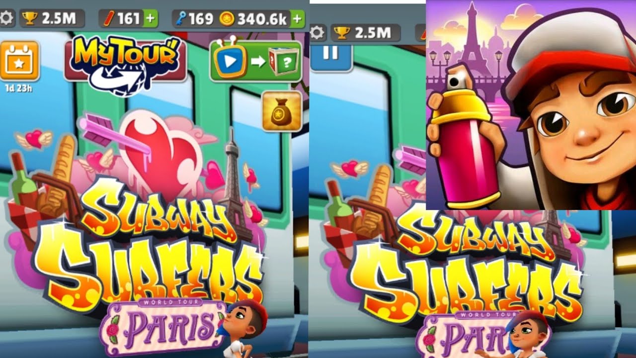 Subway surfers Paris 2020 ( Valentine's Day edition )