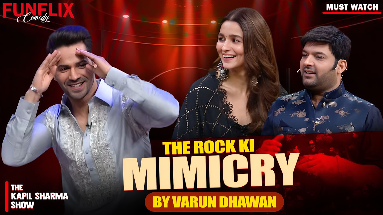 The Rock Ki Mimicry By Varun Dhawan | The Kapil Sharma Show | Comedy Show |