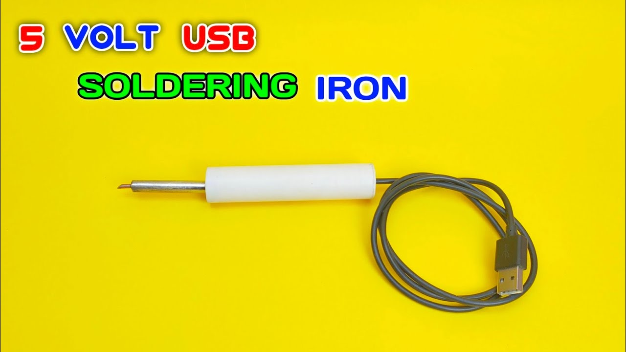 How To Make USB Soldering Iron at Home || 5Volt DC Soldering Iron...