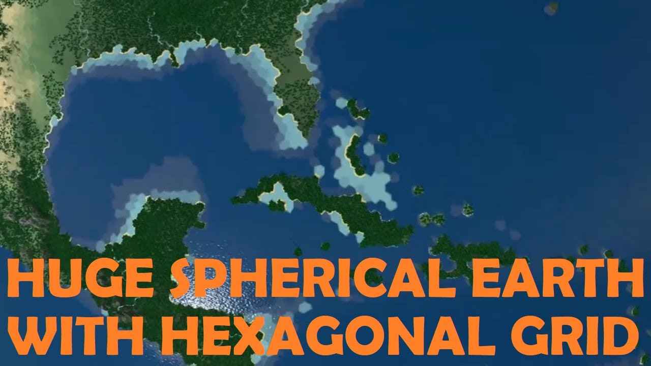Indie Game Project made with Unity : A Huge Spherical Planet made up of Hexagons