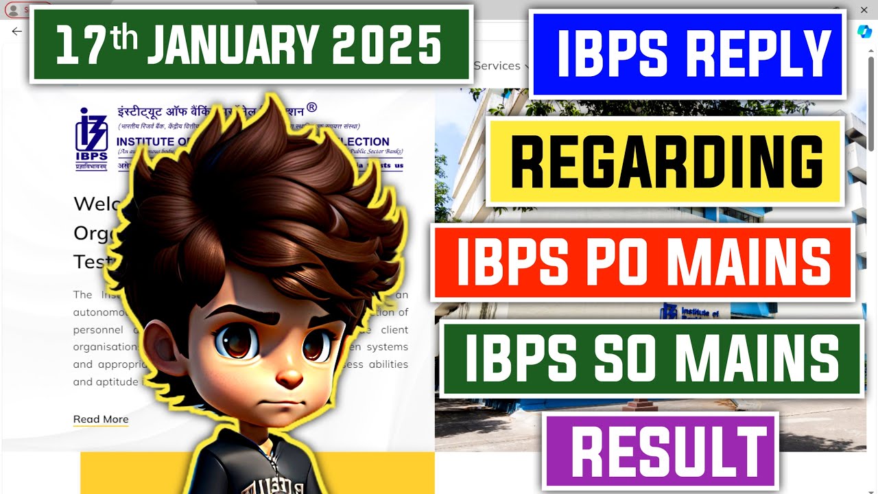 📢 IBPS PO & SO Mains Result 2024: Official IBPS Call Reply! 📊