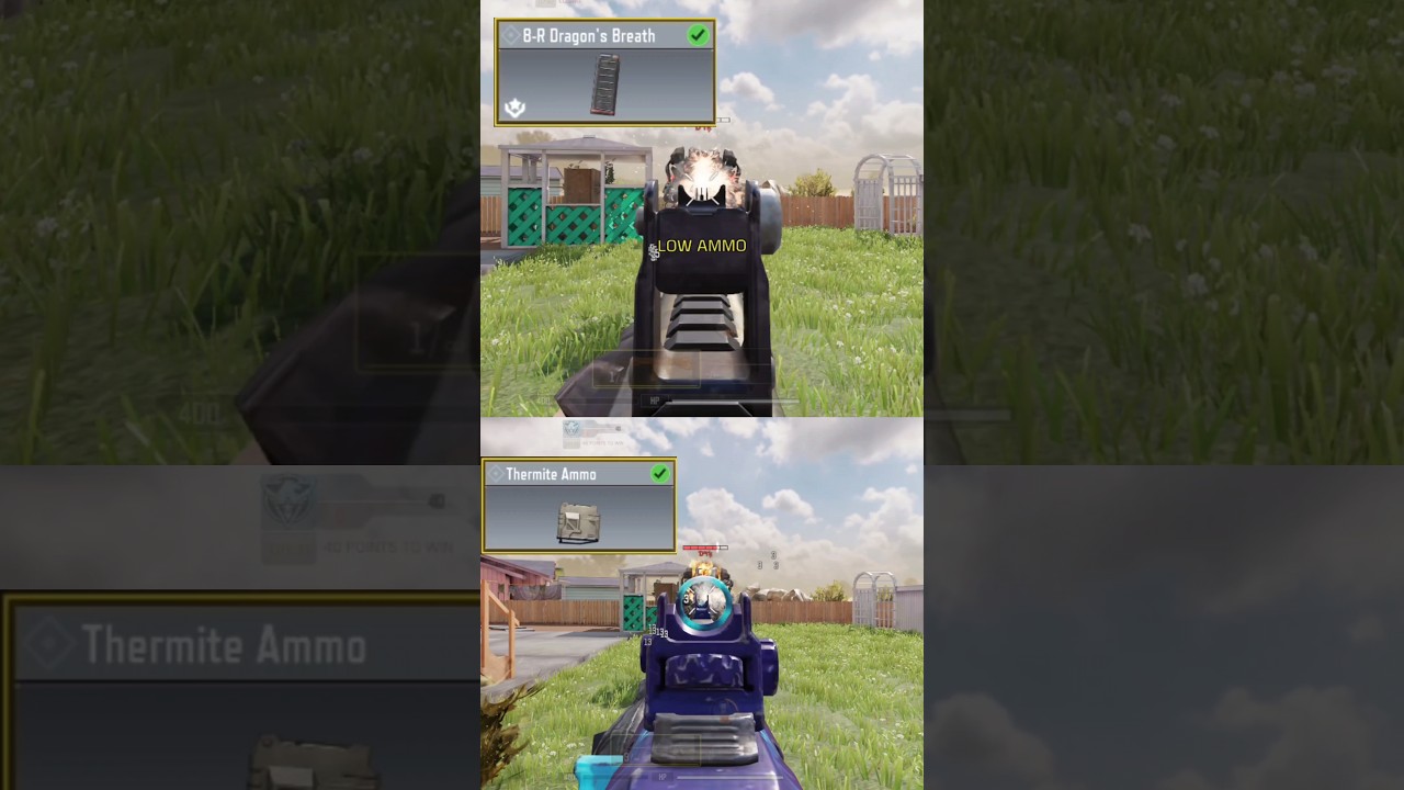 JAK 12 8R breath vs MOW thermite ammo