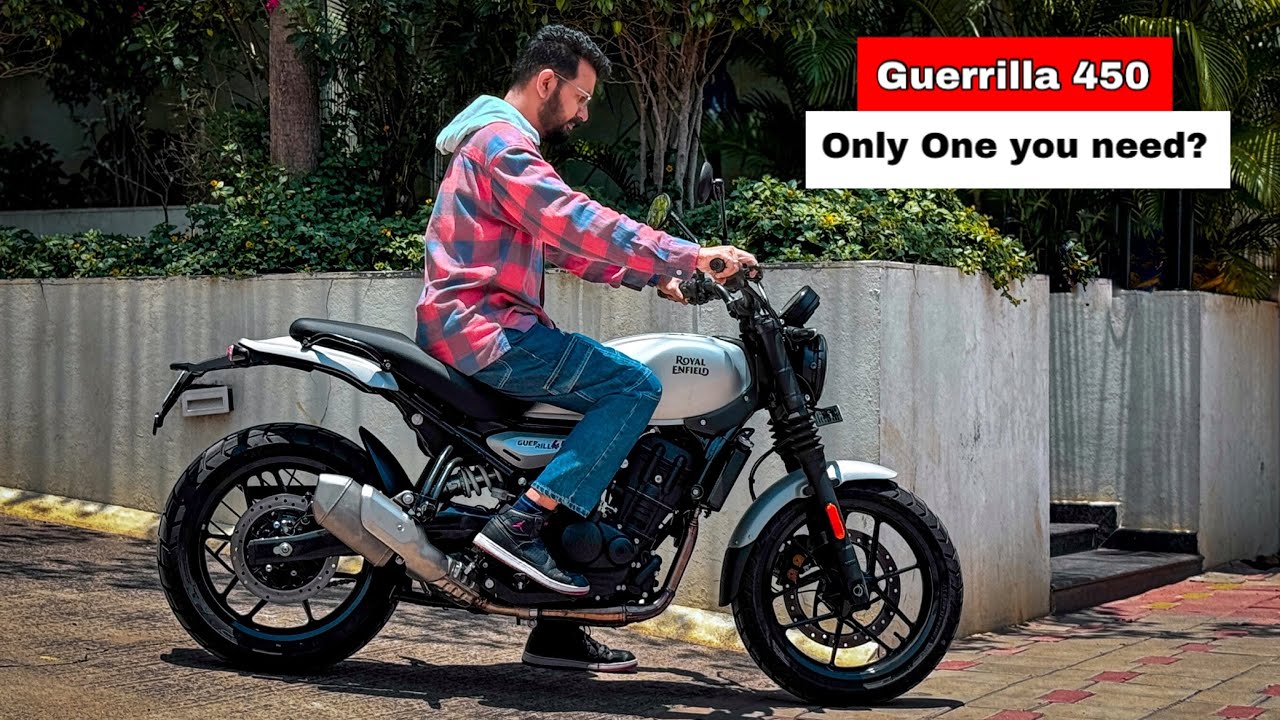 2025 Royal Enfield Guerrilla 450 Ride Review | First Impressions, Performance & Features!