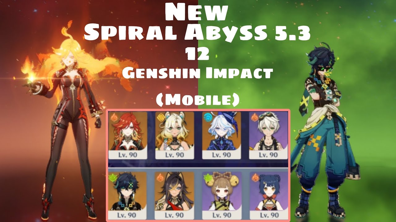 Spiral Abyss 5.3 Mavuika C0 Vaporize & Kinich C0 Burning | Genshin Impact