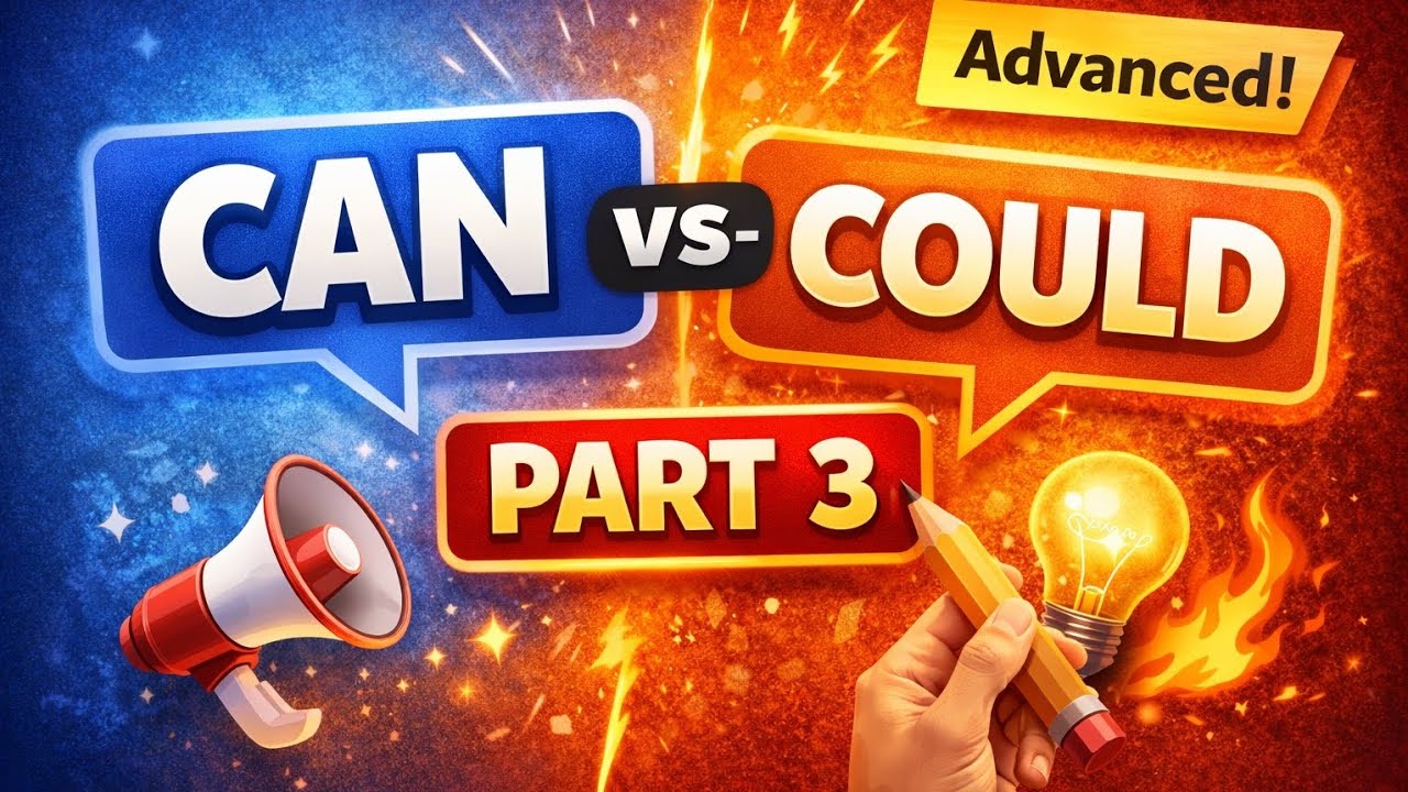 Using Can & Could — Part 3 (Real Sentences)