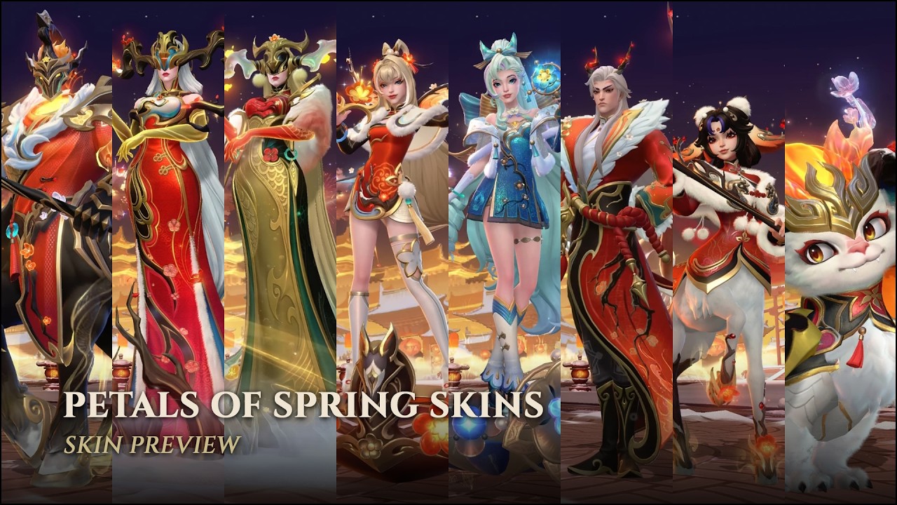 Petals Of Spring Skins: Seraphine (Prestige), Lillia, Yone, Lissandra, Hecarim & Smolder — Wild Rift