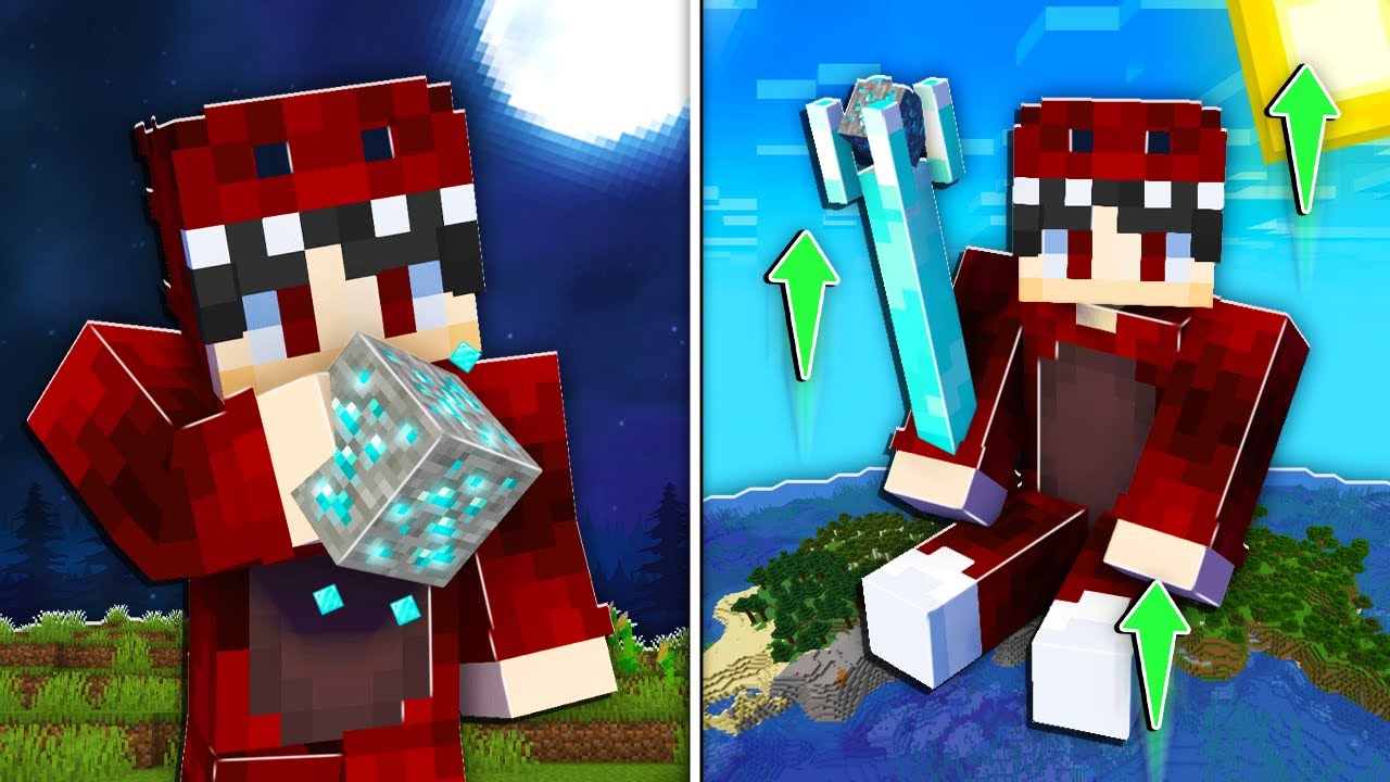 ماين كرافت ولكن اقدر اكل البلوكات ! 🔥 | كل ما اكل اصير اكبر ! 😱