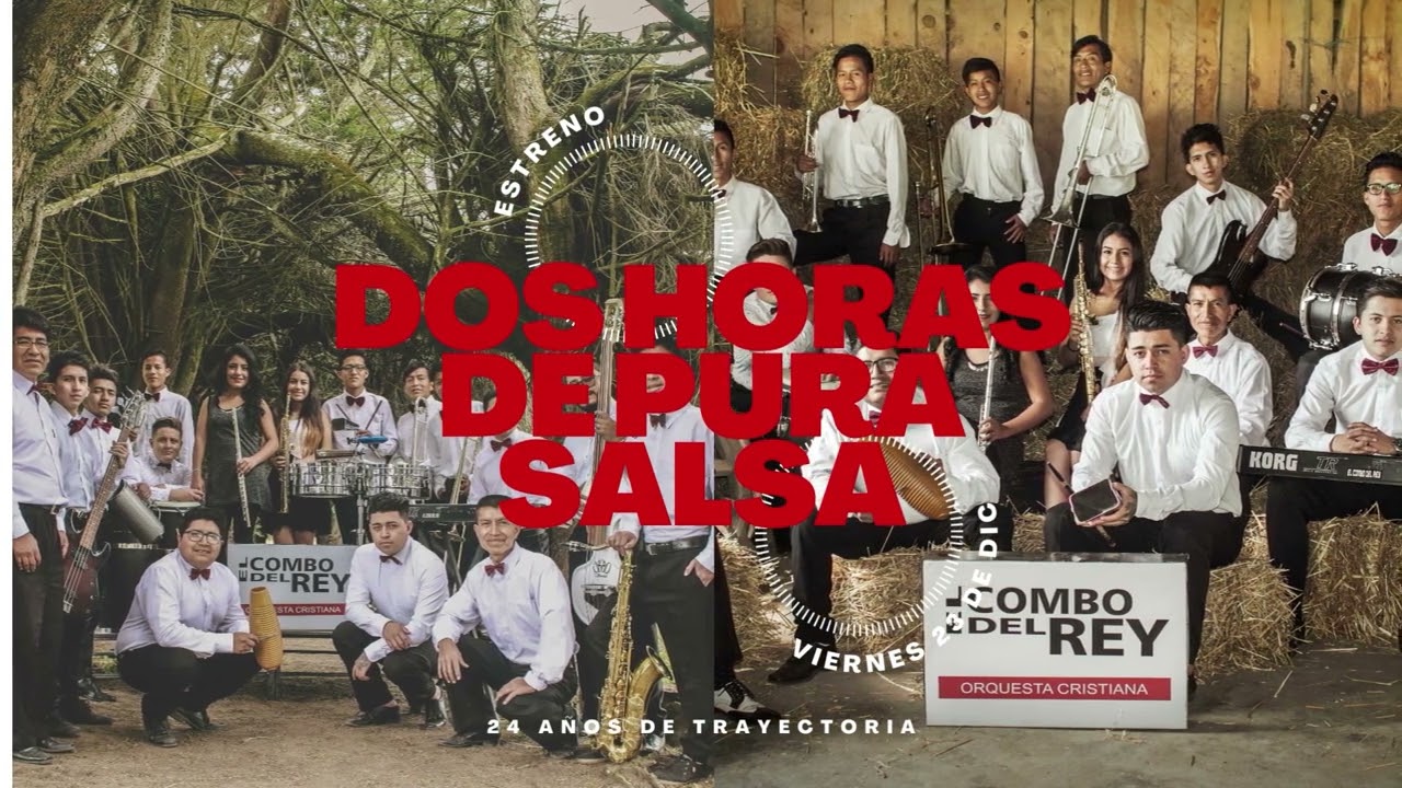 2 horas de SALSA Cristiana para celebrar fin año - SOLO ÉXITOS | El Combo del Rey