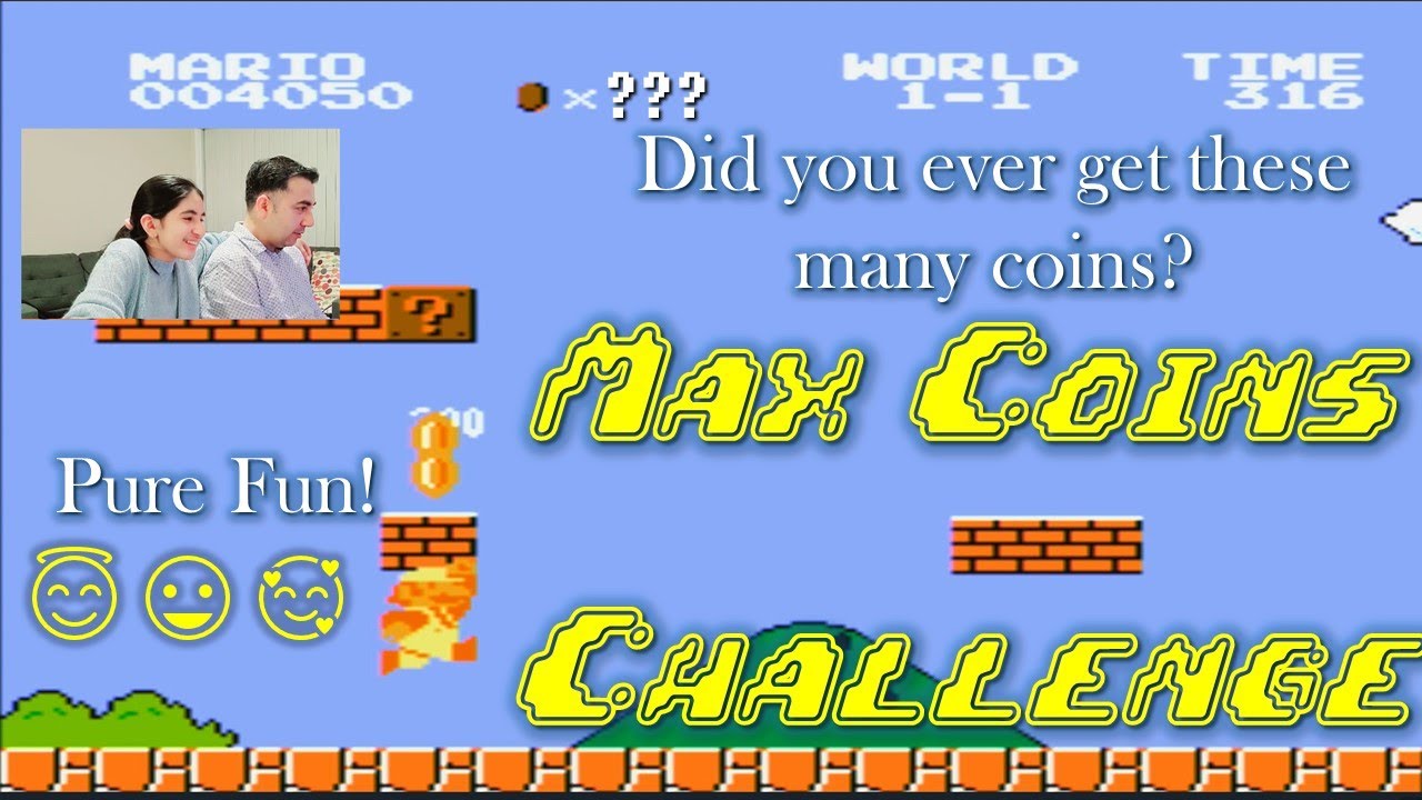 Super Mario Max Coins Challenge