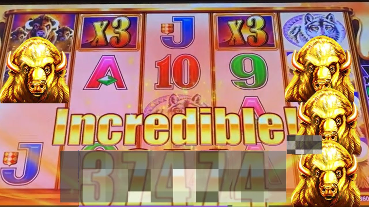 Lucky INCREDIBLE wins in our BUFFALO GOLD games!
