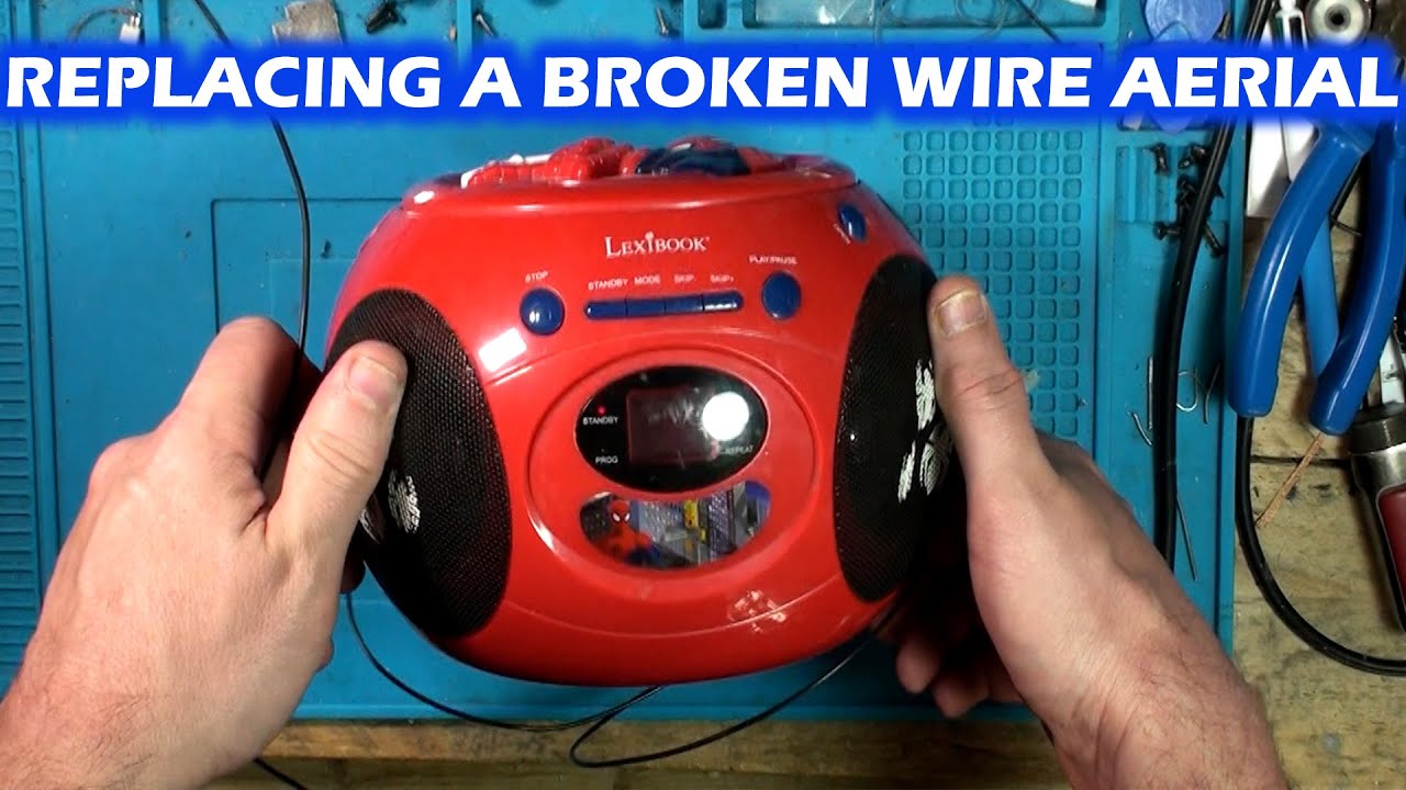 How To Replace/Repair a Wire Aerial on a Portable Radio Resale Value &pound;20-30 | UK eBay Reseller