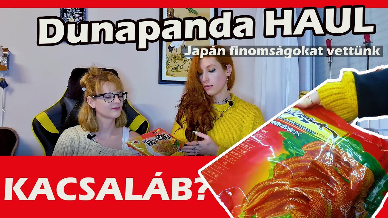 Japán finomságok a Dunapandából | HAUL | Yakisoba főzés